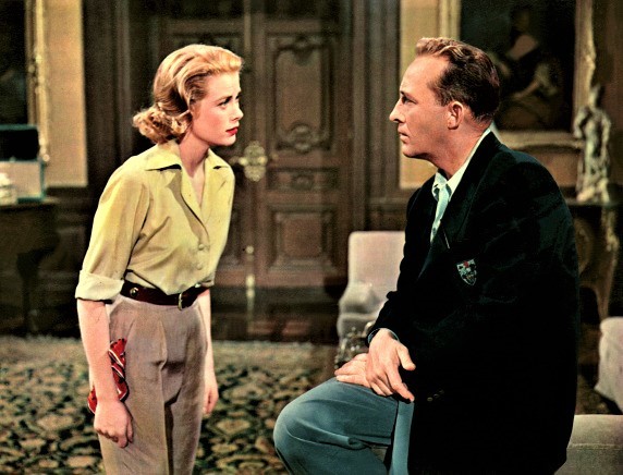 ビング・クロスビー（右）とグレイス・ケリー。2人は「喝采」（1954年）でも共演した。