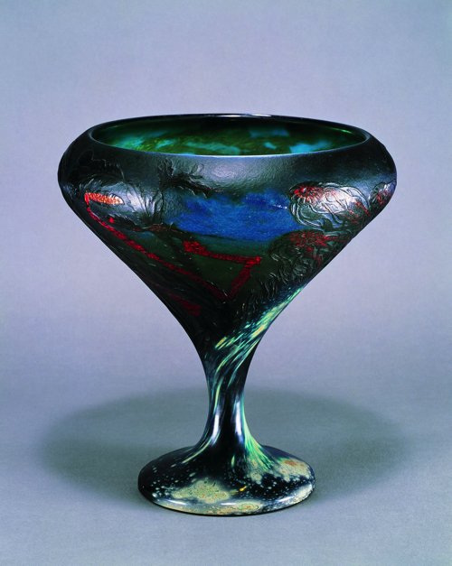 ラゲをモティーフにした作品《くらげ文大杯》1898-1900年サントリー美術館蔵（菊地コレクション）(C)TAKESHI FUJIMORI