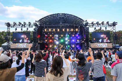 『OSAKA GENKi PARK』2日目オフィシャルライブレポート【東の広場 PARK STAGE】ーーコブクロ、高橋優ら全5組が、10月の大阪に夏を呼び戻す