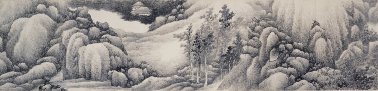 龔賢「山水長巻」清・17世紀（泉屋博古館）