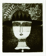 駒井哲郎《R夫人の肖像》1971年　横浜美術館 (c)Yoshiko Komai 2018/JAA1800117