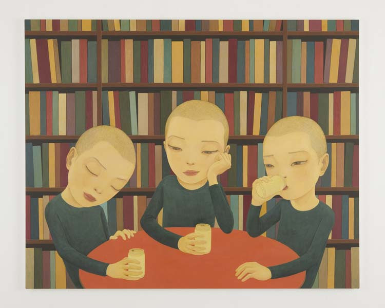 「Philosophy」 2018 acrylic on canvas 130.7 x 162.0cm (C) Hideaki Kawashima