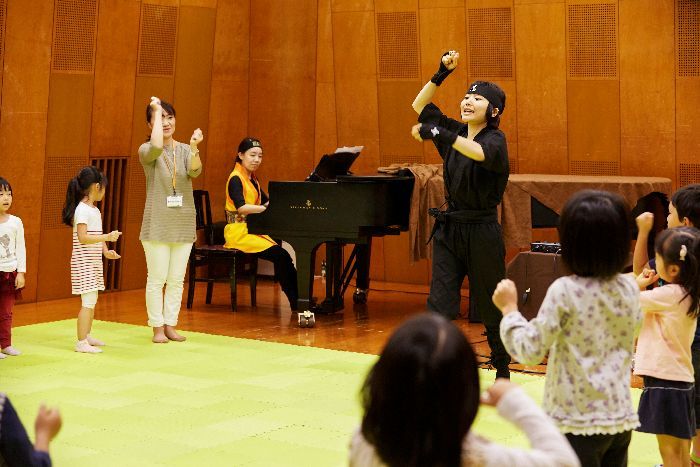 音楽に合わせて忍者の修行にチャレンジする「めざせ！ おんがく忍者！」