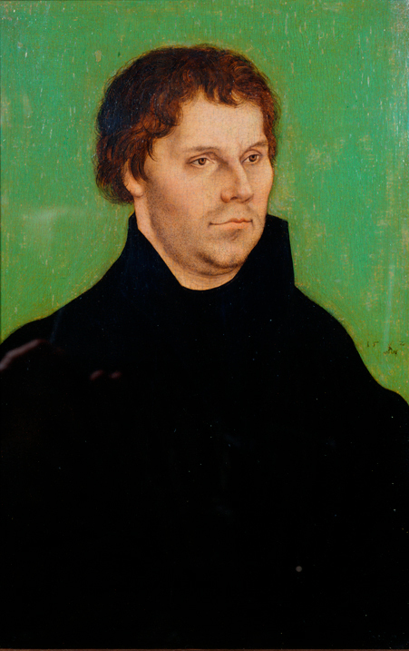 ルカス・クラーナハ（父）《マルティン・ルターの肖像》  1525年　ブリストル市立美術館 © Bristol Museums,Galleries＆Archives