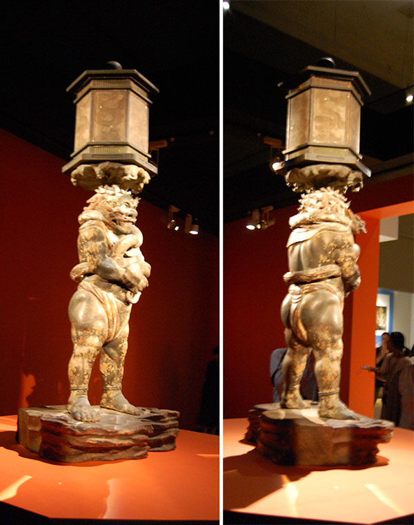 康弁作「龍燈鬼立像」（1215年、奈良・興福寺所蔵）