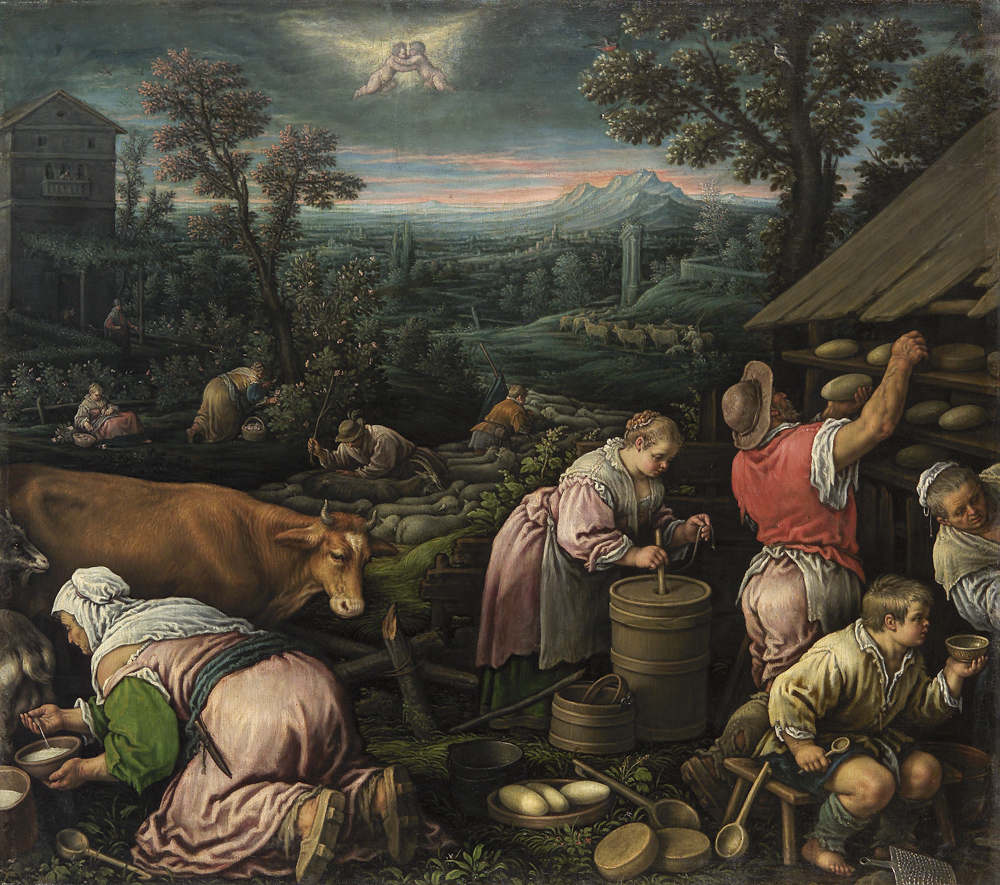 レアンドロ・バッサーノ （通称） 《５月》 1580-85 年頃 油彩・キャンヴァス
