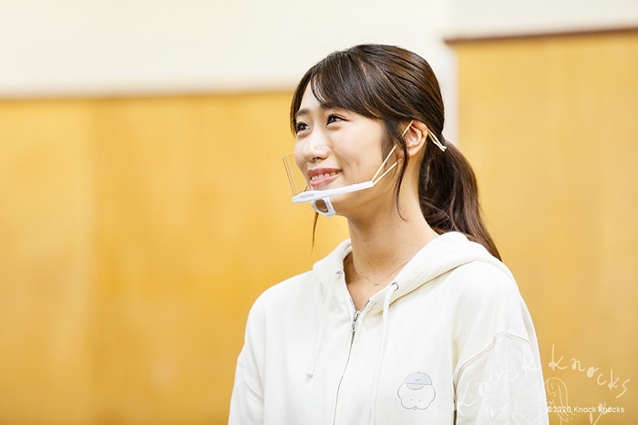 稽古の様子（藤田奈那）