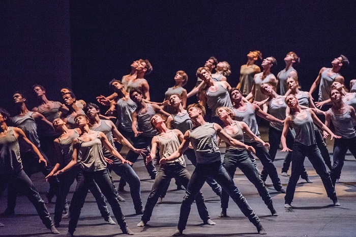 TRIPLE BILL. Artists of The Royal Ballet in Flight Pattern  (c) 2017 ROH. Photograph by Tristram Kenton