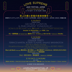 『LOVE SUPREME JAZZ FESTIVAL JAPAN』モノンクル出演キャンセルで第10弾アーティストとしてBREIMENの出演が決定