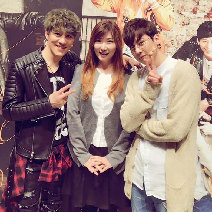 『マイ・バケットリスト』会場にて（左から）キム・ナムホ、Yumi、チョンジ(TEENTOP)