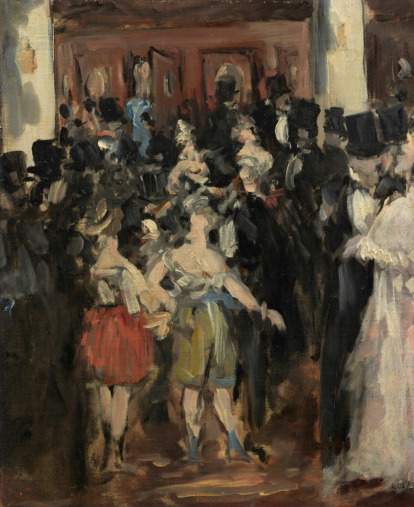 エドゥアール・マネ《オペラ座の仮装舞踏会》1873年 石橋財団アーティゾン美術館
