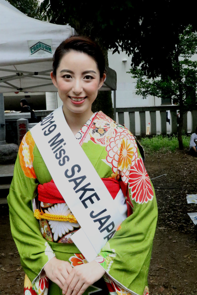 2019 Miss SAKE Japan/ミス日本酒・春田早重さん