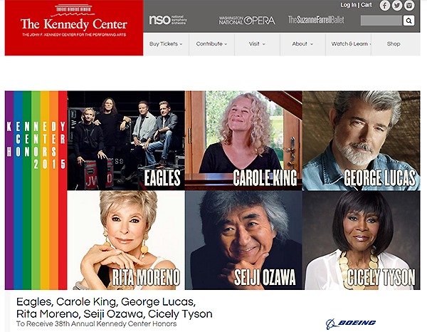  Kennedy Center　オフィシャルサイトより