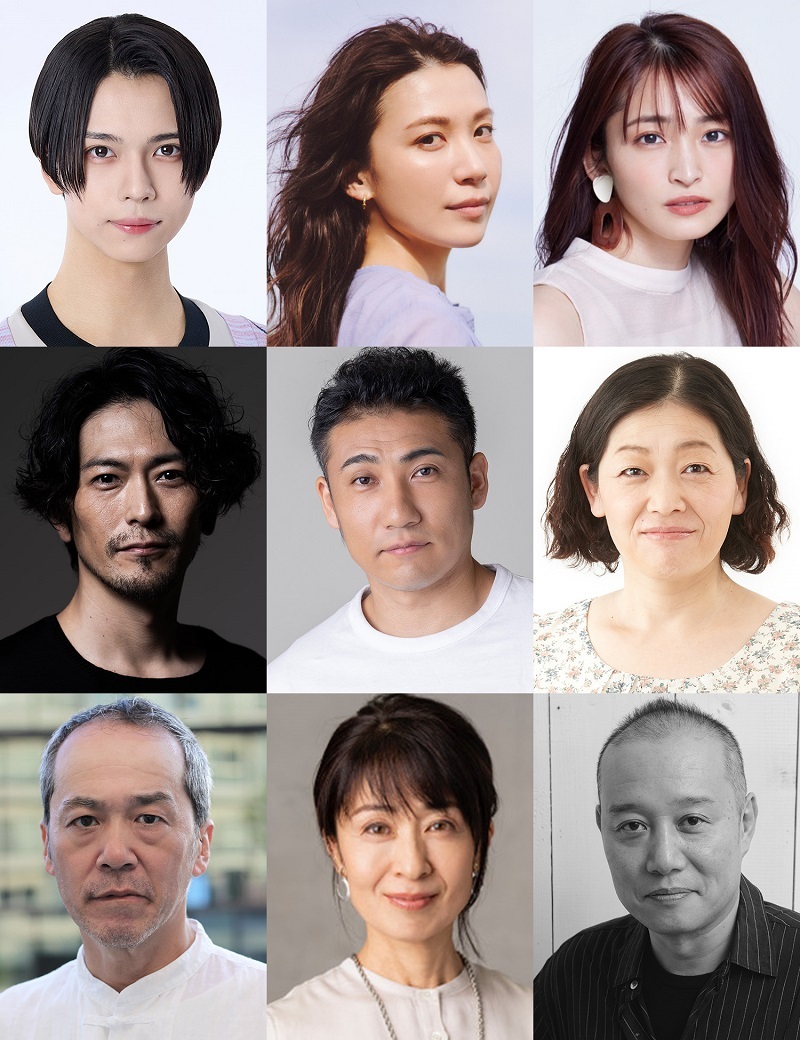（上段左から）織山尚大、村川絵梨、岡本玲（中段左から）須賀貴匡、近藤隼、津田真澄（下段左から）坂田聡、長野里美、千葉哲也