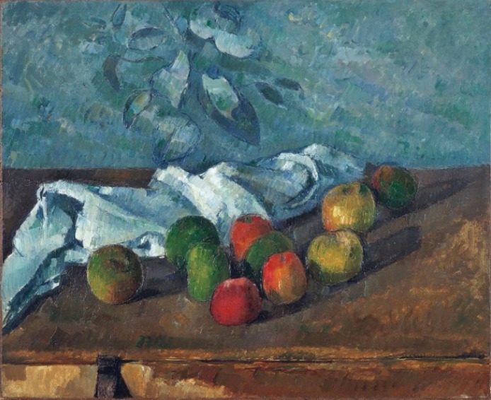 ポール・セザンヌ《りんごとナプキン》1879-80年