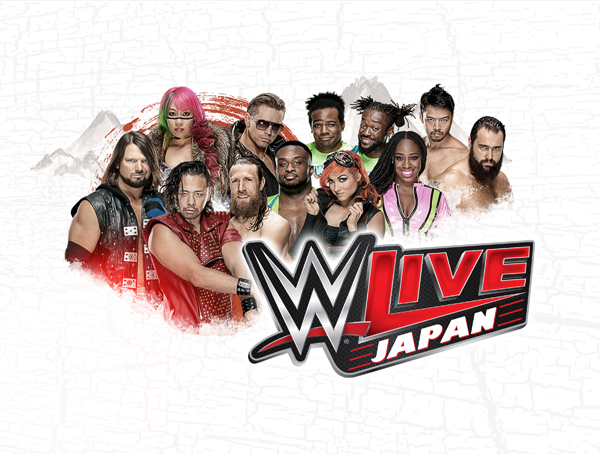 中邑真輔が王者AJスタイルズに挑戦する『WWE Live Japan』 (c)2018 WWE, Inc. All Rights Reserved.