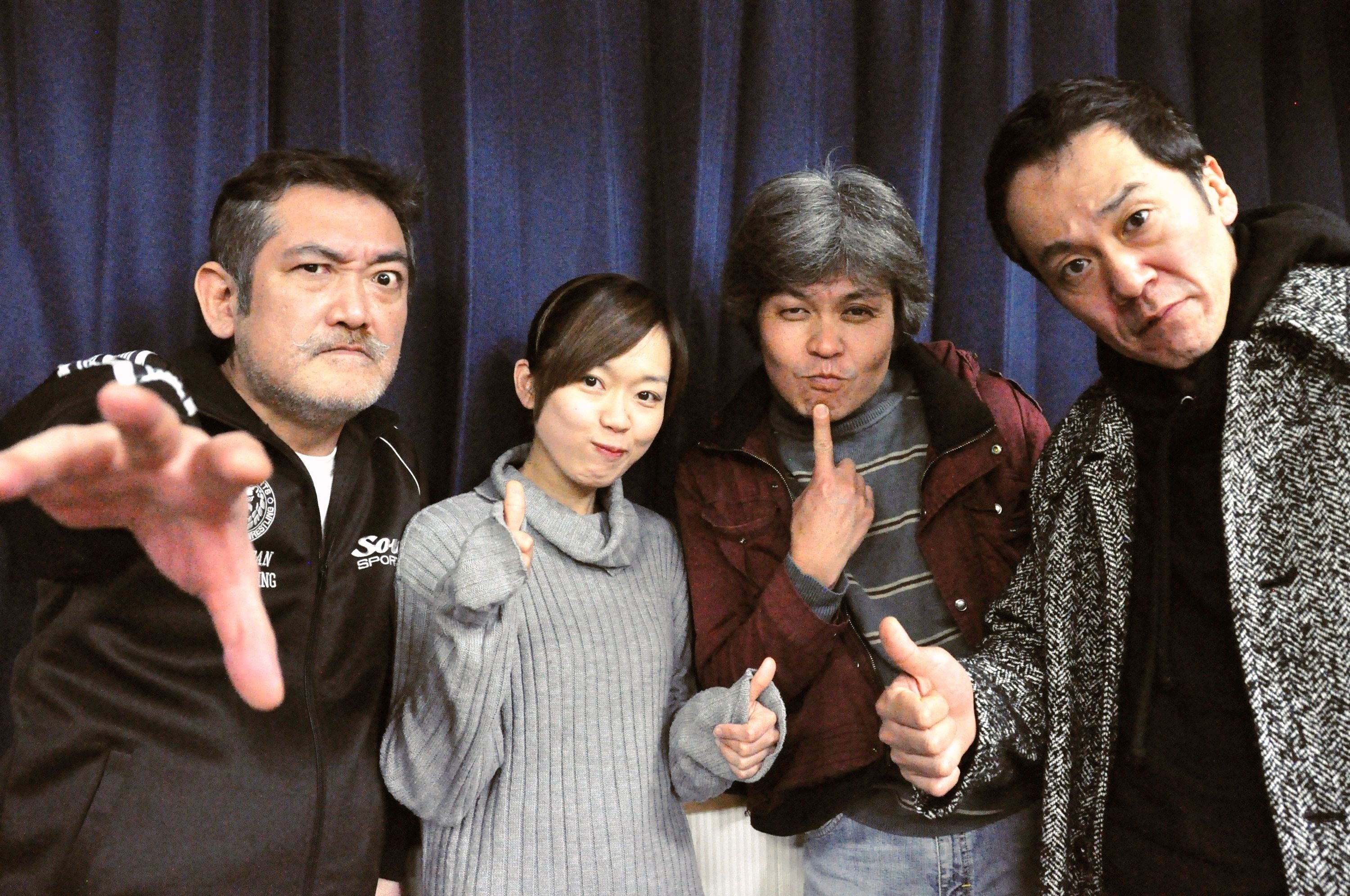 （左から）後藤ひろひと、丹下真寿美、久保田浩、坂田聡