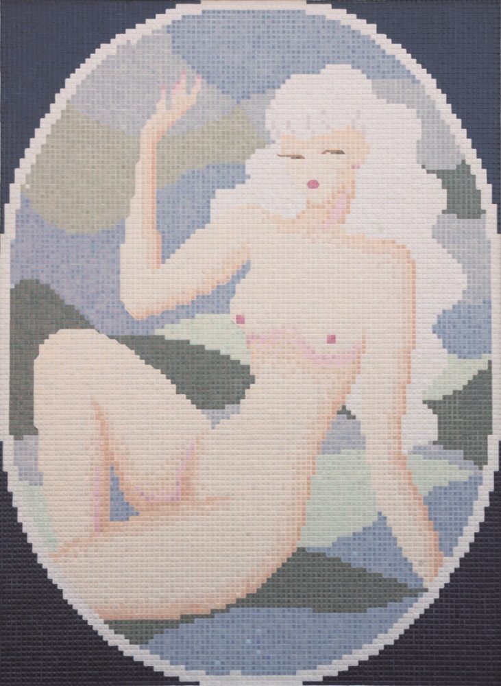 《裸婦》、1952年、モザイクタイル絵、164.0×121.0cm、INAX ライブミュージアム（PART OF LIXIL）