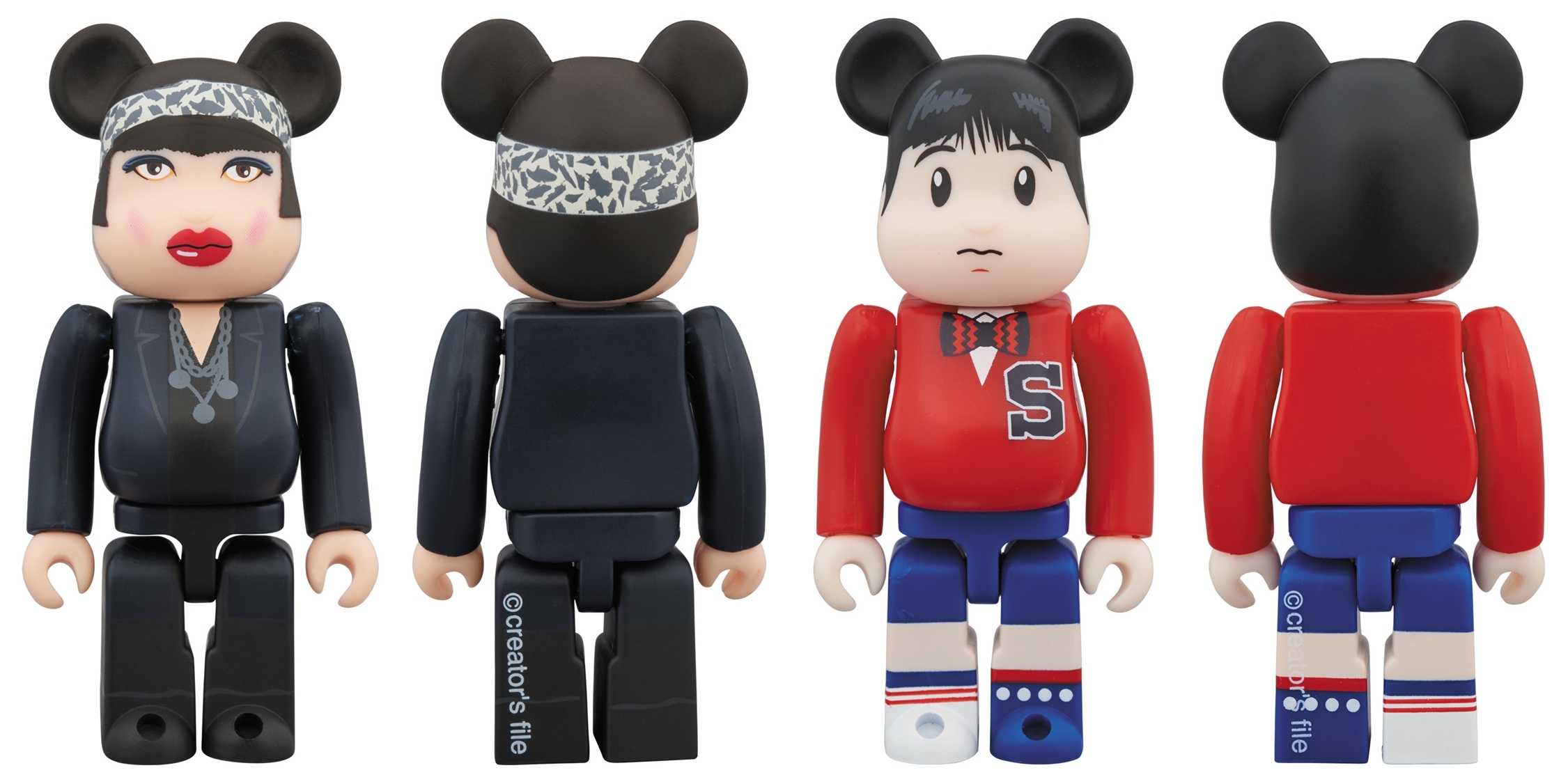 ★クリエイターズ・ファイル×BE@RBRICK YOKO FUCHIGAMI・上杉みち 各1,944円