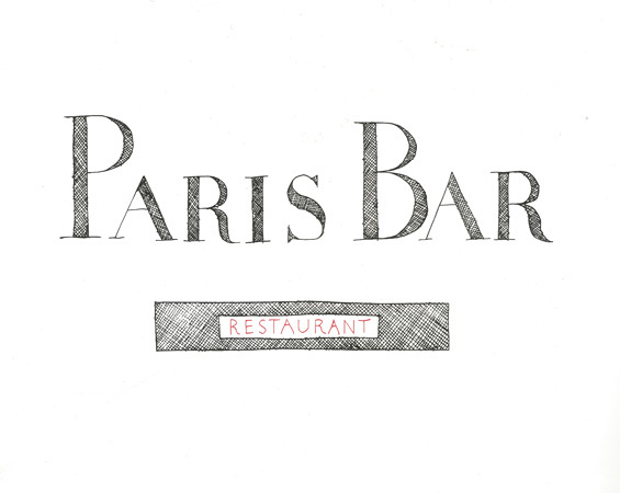  『PARIS BAR』 ©Douglas Gordon & Jonathan Monk Courtesy of TARO NASU