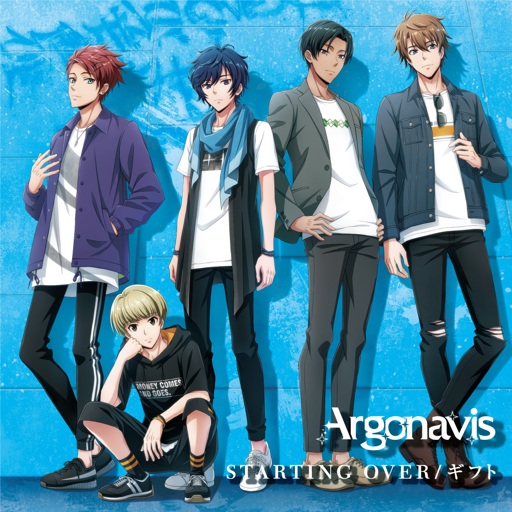 Argonavis 2nd Single「STARTING OVER/ギフト」Blu-ray付生産限定盤ジャケット (C)ARGONAVIS project. (C)BanG Dream! Project
