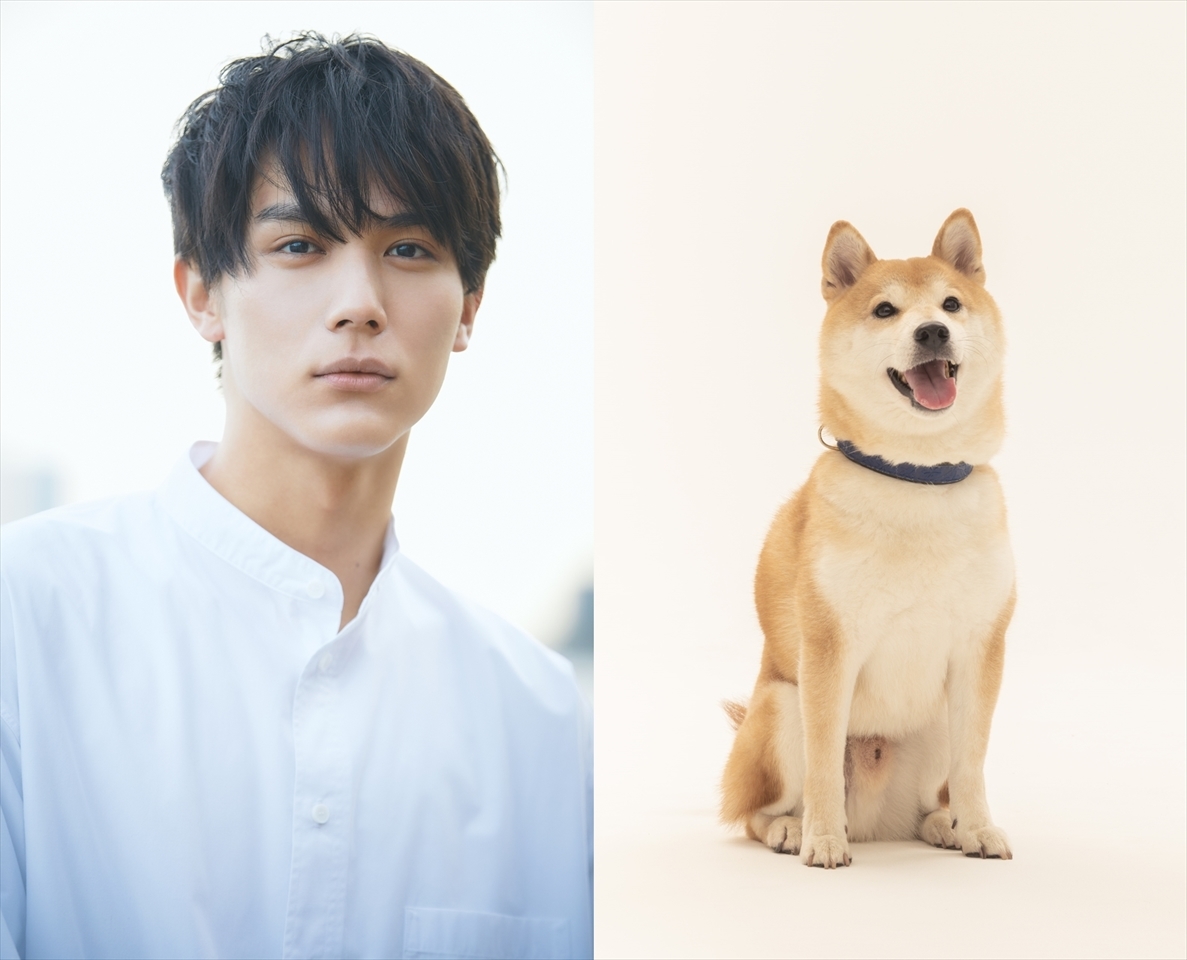 左から、中川大志、きぃ（太郎役）