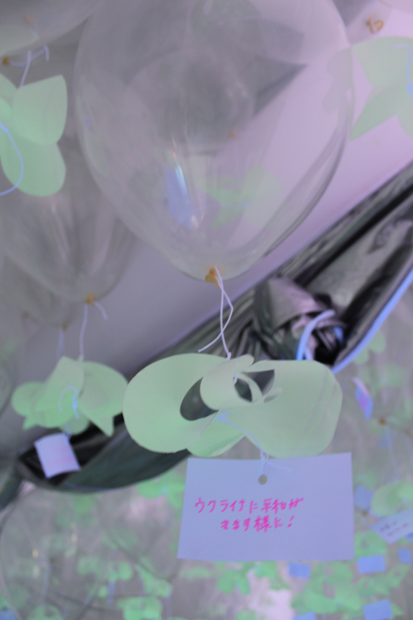 5月5日（木）に行われた「モダンプロジェ presents DEJIMA博スカイバルーン～平和への願い～」 NIB提供