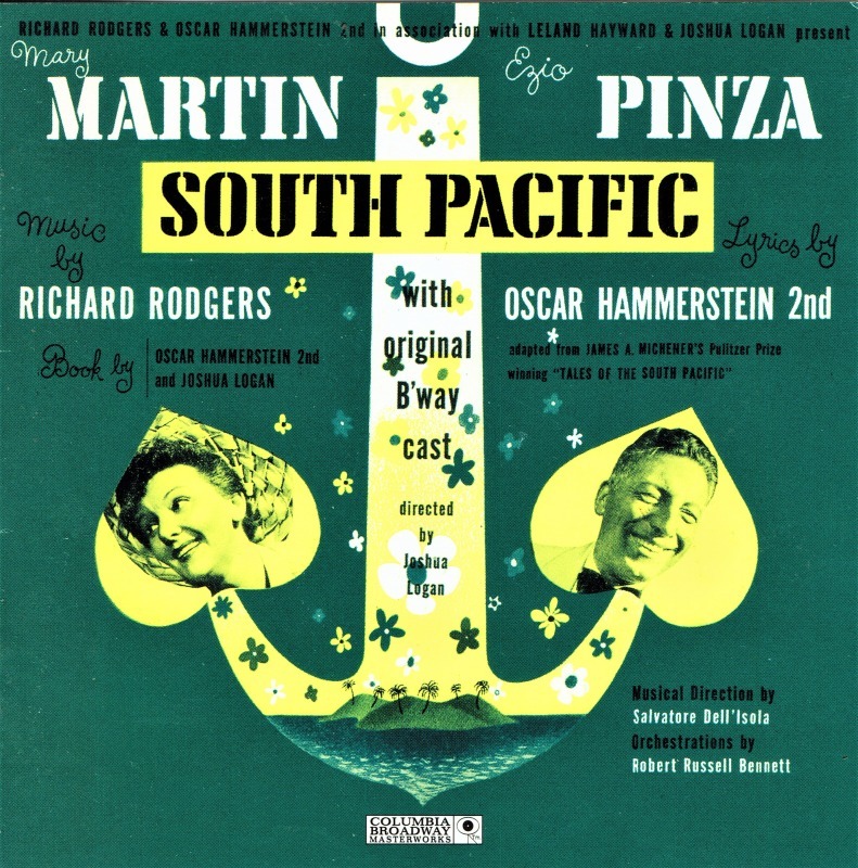 『南太平洋』（1949年）のオリジナル・キャスト録音（輸入盤CD）