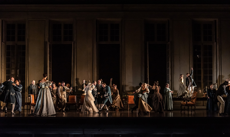 Production photo of The Marriage of Figaro, The Royal Opera  © 2022 ROH. Photograph by Clive Barda