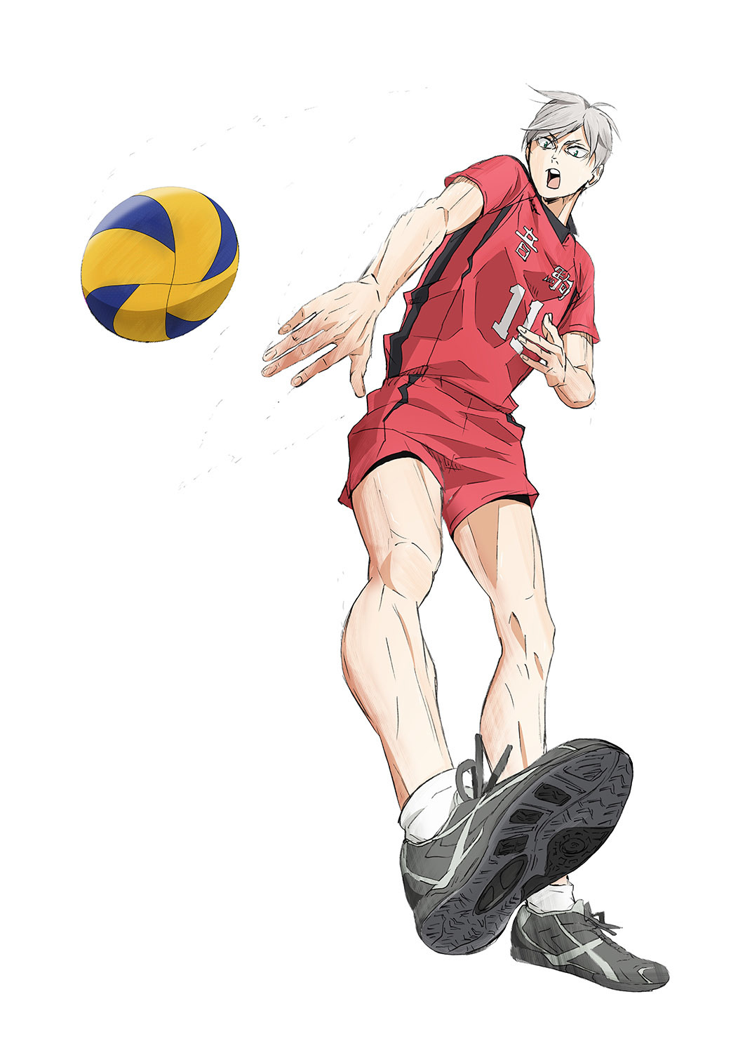 #11灰羽リエーフ　1年　ミドルブロッカー (C)2024「ハイキュー‼」製作委員会 (C)古舘春一／集英社