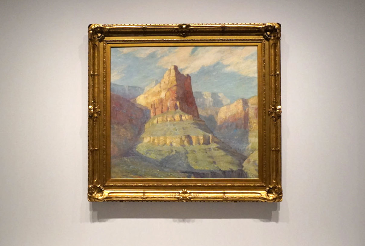 デウィット・パーシャル《ハーミット・クリーク・キャニオン》1910-16年、ウスター美術館