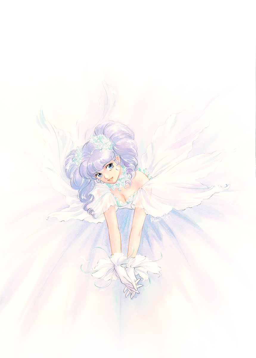White Flower（1997） (c)Takada Akemi 初出：バンダイビジュアルLD BOX 「魔法の天使 クリィミーマミ フェザースターBOX1」DISC7