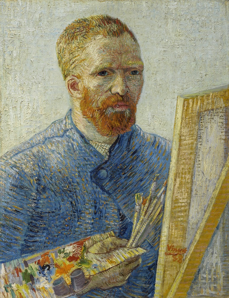 フィンセント・ファン・ゴッホ《画家としての自画像》1887年、油彩・カンヴァス、 ファン・ゴッホ美術館（フィンセント・ファン・ゴッホ財団）蔵 ⓒVan Gogh Museum, Amsterdam(Vincent van Gogh Foundation)