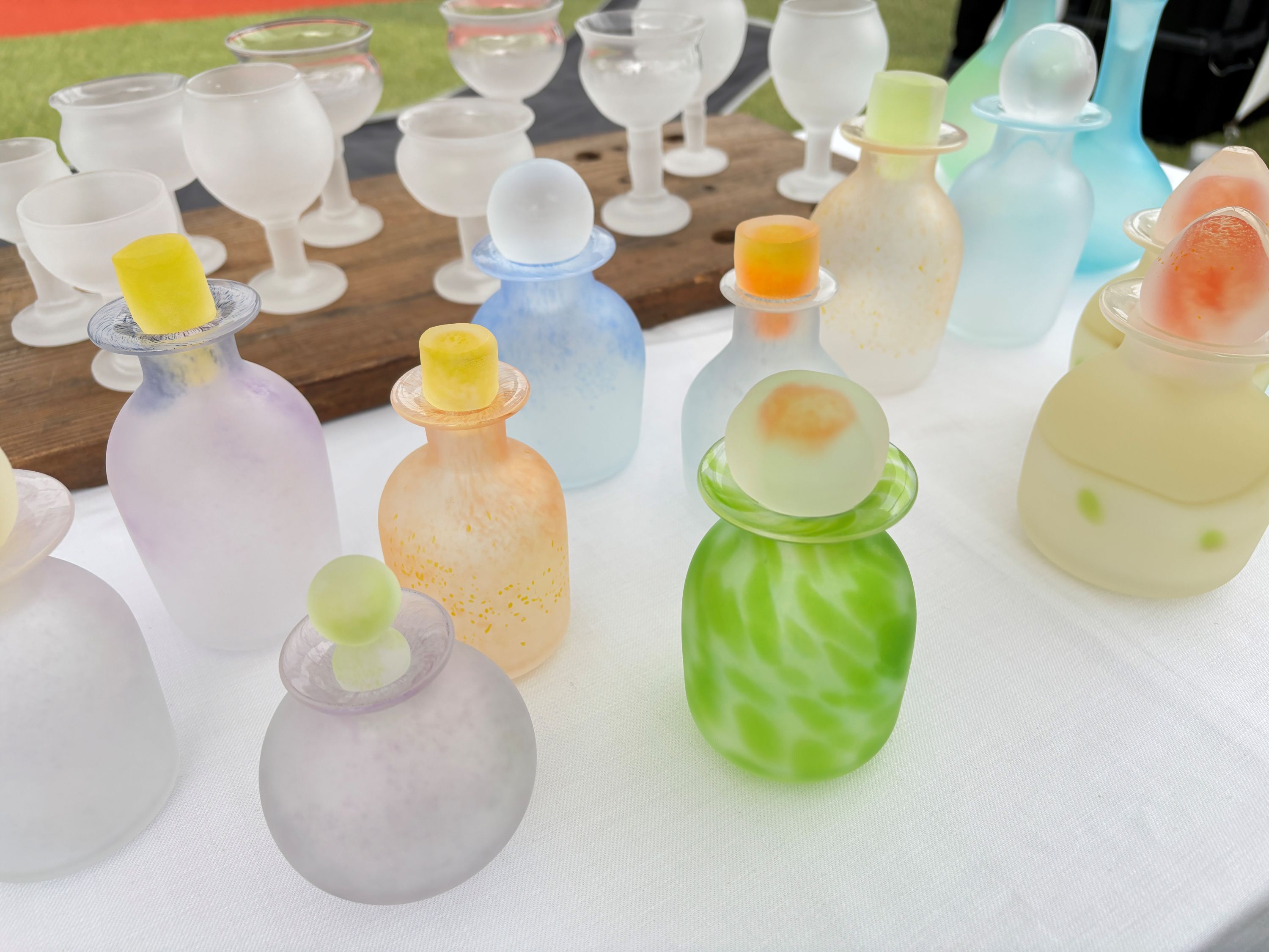 使い方を想像するのも楽しいガラス作品