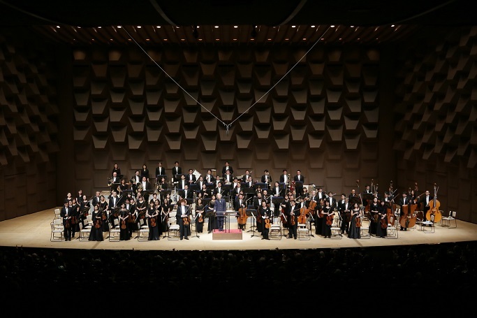 フェスティバルホールが本拠地。日本を代表する大阪フィルハーモニー交響楽団。