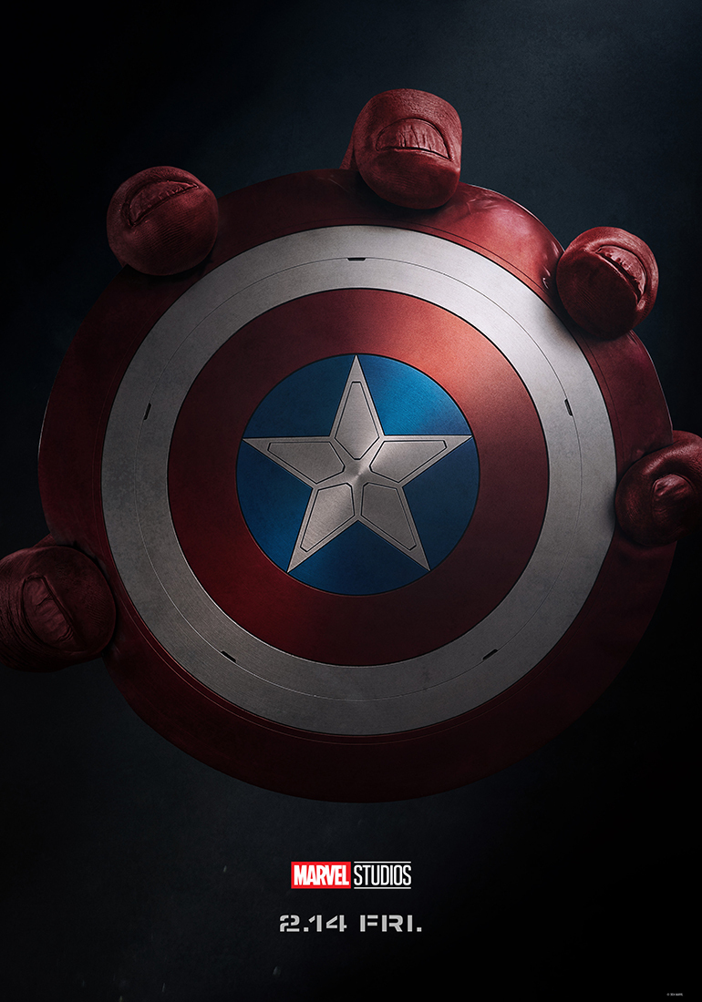 『キャプテン・アメリカ：ブレイブ・ニュー・ワールド』ポスタービジュアル （C）2024 MARVEL.