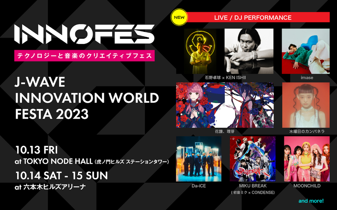 『J-WAVE INNOVATION WORLD FESTA 2023』