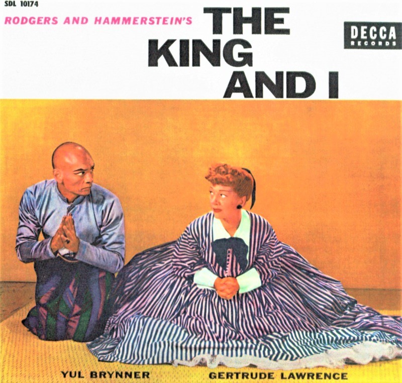 『王様と私』初演（1951年）のオリジナル・キャストLP