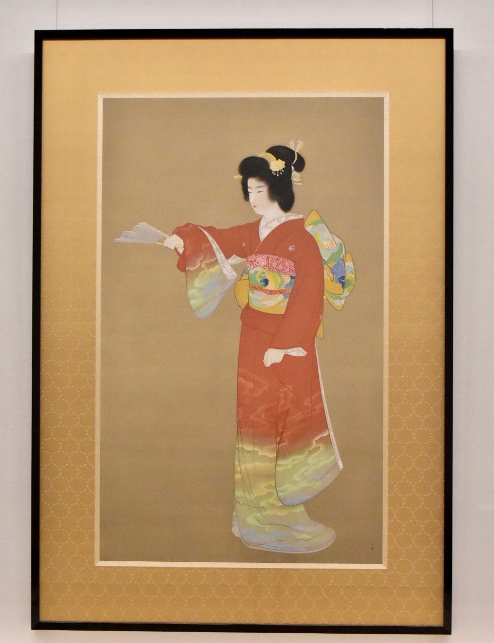 上村松園　《序の舞》（重要文化財）　昭和11年　東京藝術大学蔵