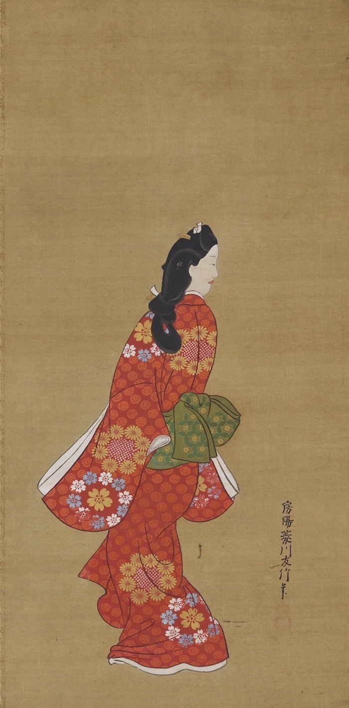 《見返り美人図》菱川師宣筆　東京国立博物館蔵　江戸時代・17世紀