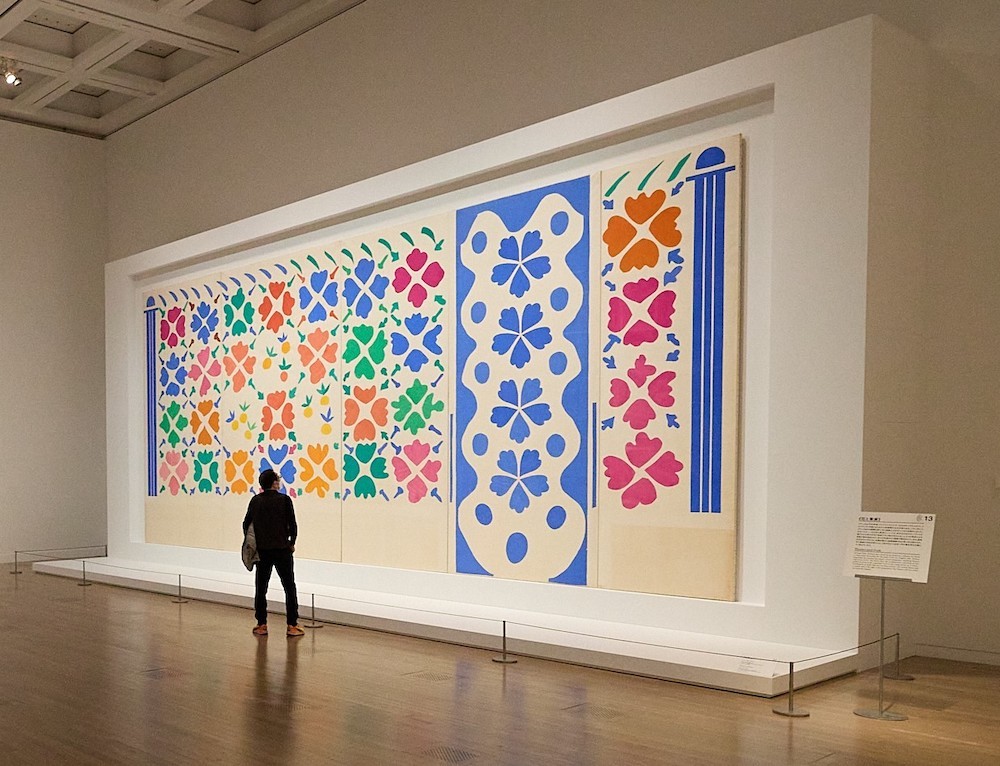 アンリ・マティス《花と果実》1952-1953年 切り紙絵 ニース市マティス美術館蔵