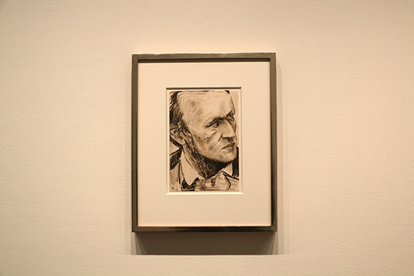 "Richard Wagner" 紙に色鉛筆、パステル　21.9 x 15.2 cm 2010