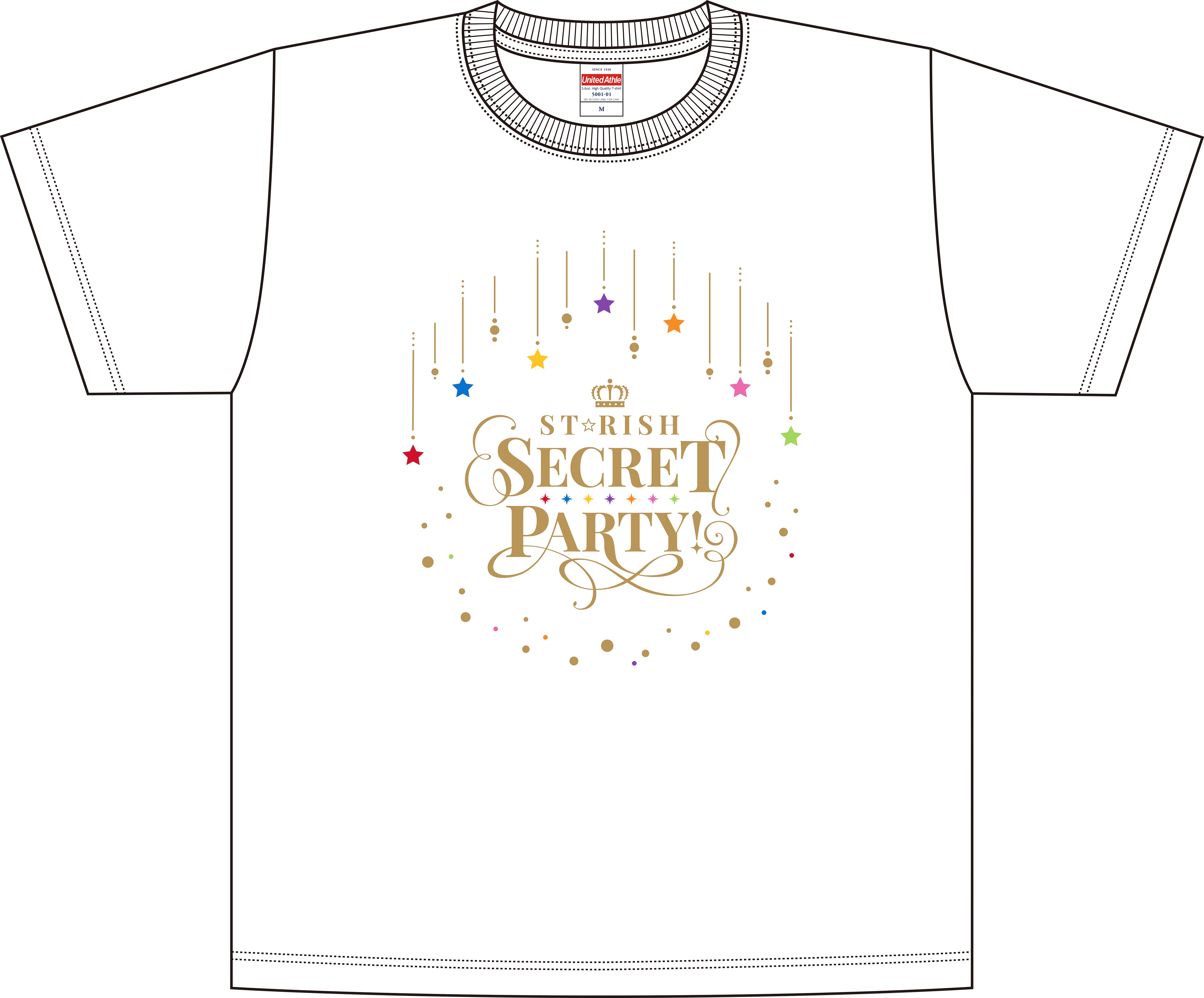 うたの☆プリンスさまっ♪ ST☆RISH SECRET PARTY！ Tシャツ サイズS・M・L