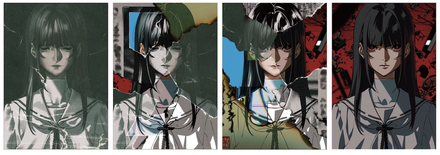米山舞描き下ろし“終末の少女”