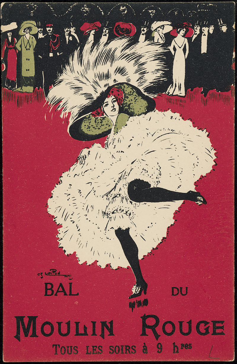 シャルル・ナイヨ《ダンスする女性シリーズ＜ムーラン・ルージュの舞踏会＞より》1905年