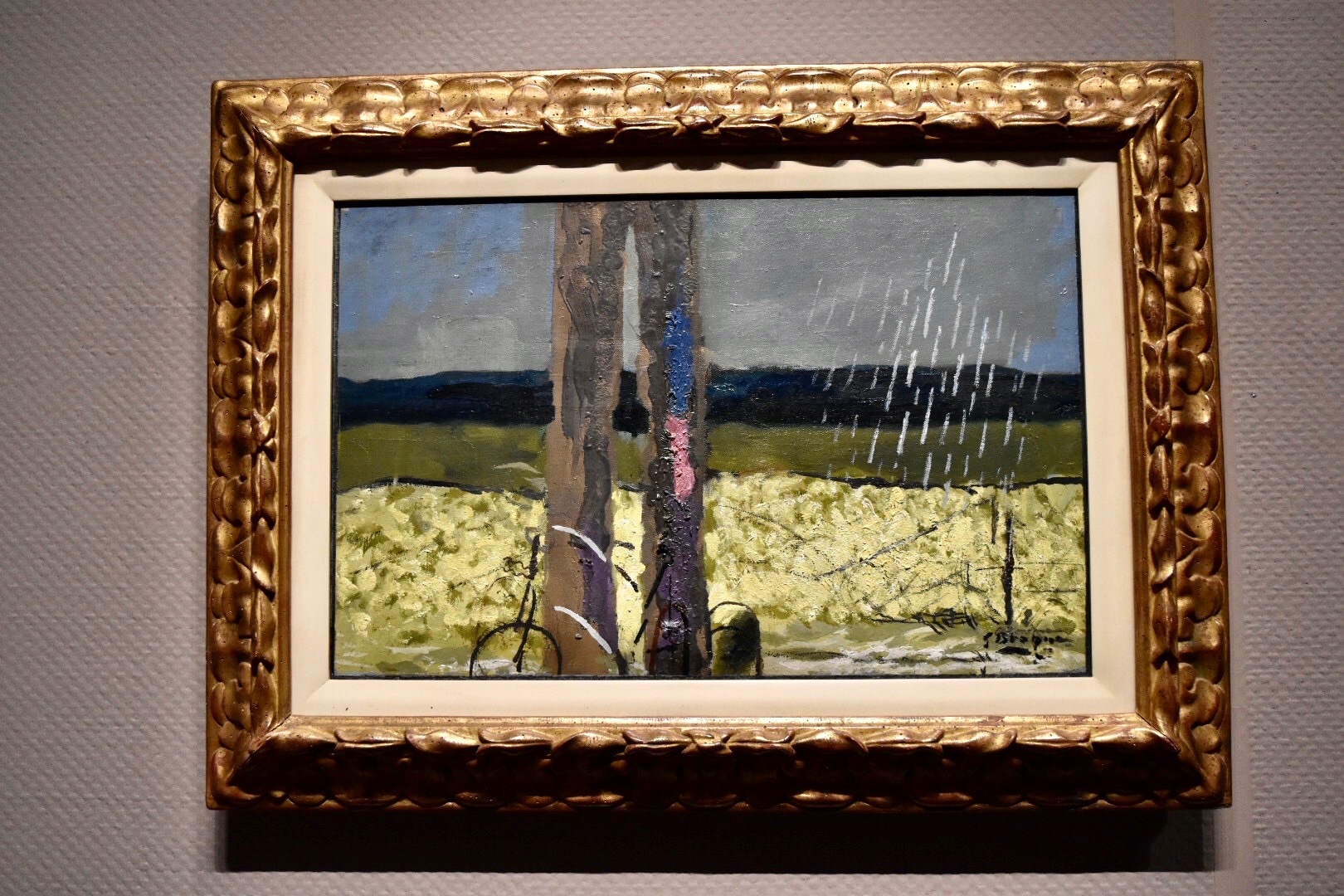 展示風景：ジョルジュ・ブラック　《驟雨》　1952年
