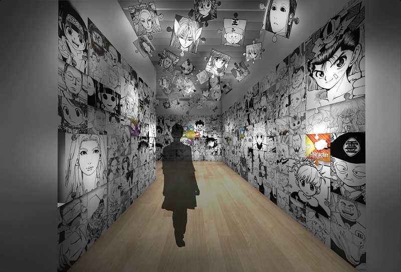 『冨樫義博展 -PUZZLE-』プロローグエリアイメージ ※画像はイメージです。
