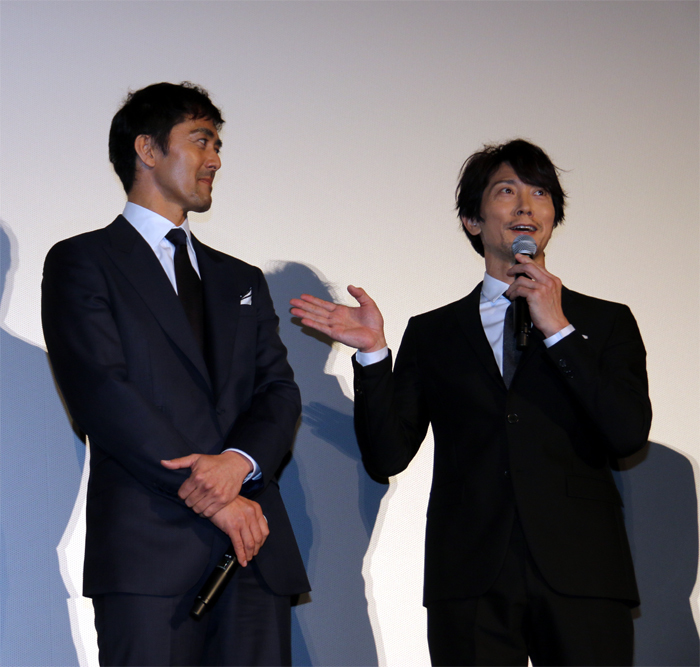 阿部寛、佐々木蔵之介　映画「エヴェレスト　神々の山嶺」