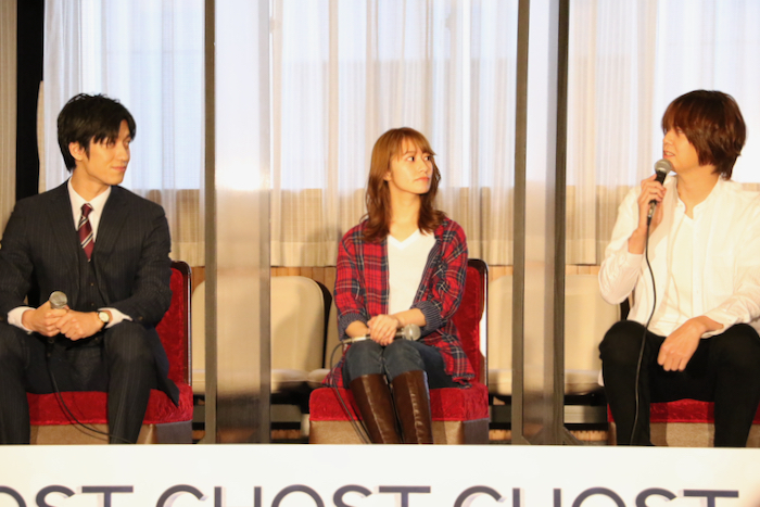 （左から）水田航生、桜井玲香、浦井健治