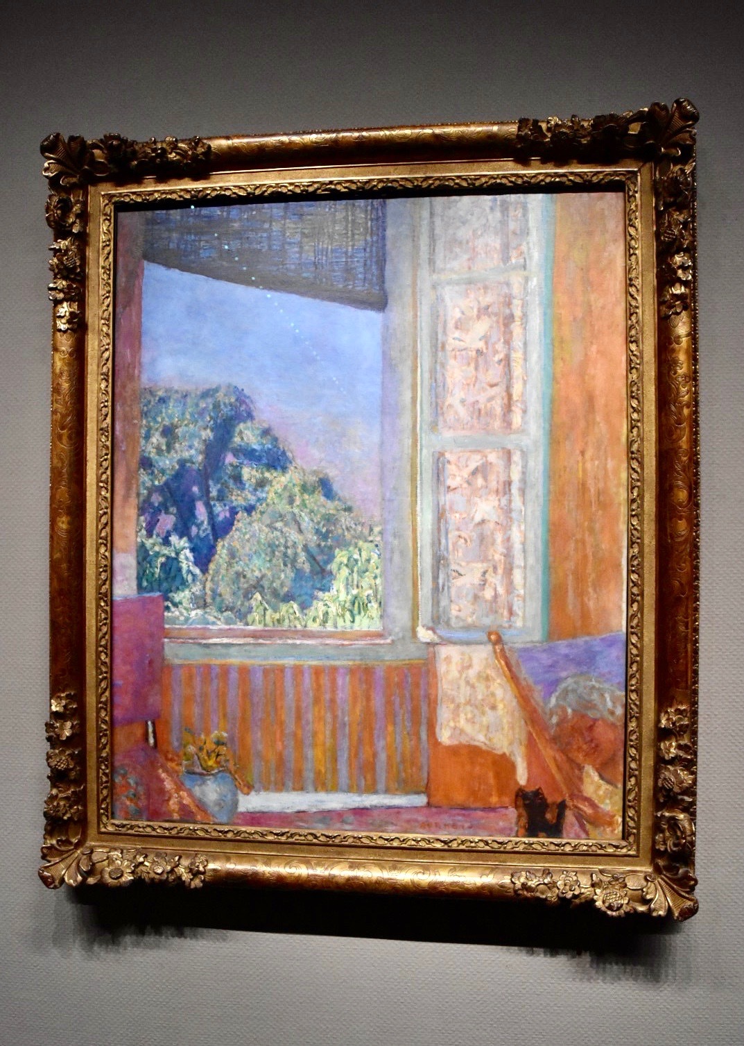 展示風景：ピエール・ボナール　《開かれた窓》　1921年